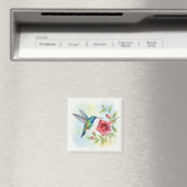 Aquarell Kleiner Kolibri Magnet (In Situ (Geschirrspüler))