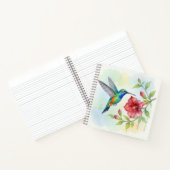 Aquarell Kleiner Kolibri Notizblock (Innenseite)