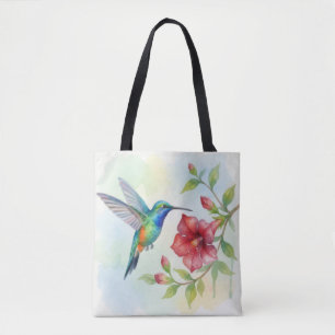 Aquarell Kleiner Kolibri Tasche