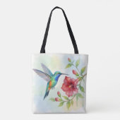 Aquarell Kleiner Kolibri Tasche (Rückseite)