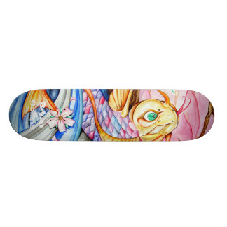 Aquarell Koi Fisch-Skateboard Skateboard