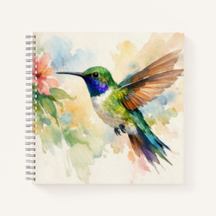 Aquarell Kolibri Notizblock