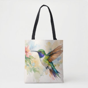 Aquarell Kolibri Tasche