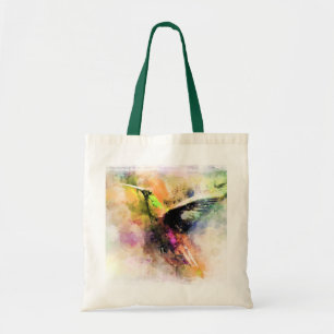 Aquarell Kolibri  Tragetasche