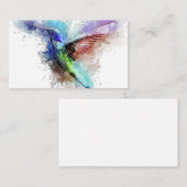 Aquarell-Kolibri Visitenkarte (Vorne/Hinten)