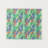 Aquarell-Kolibris Wandteppich (Vorderseite (Horizontal))