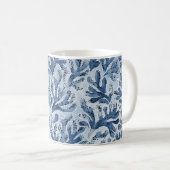 Aquarell Koralle Kaffeetasse (VorderseiteRechts)
