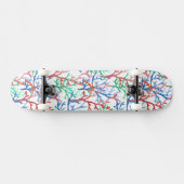 Aquarell-Korallen-Muster Skateboard (Horizontal)