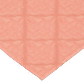 Aquarell-korallenroter Block Tischdecke (Schrägansicht)