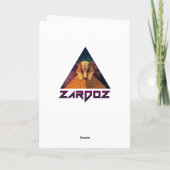 Aquarell-Krähen-Gruß-Karte Karte (Rückseite)