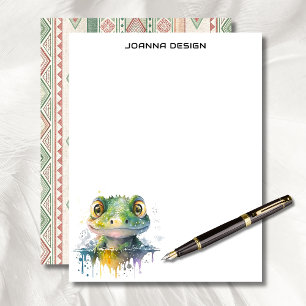 Aquarell-Krokodil-Luxus-Business-Briefpapier Briefbogen