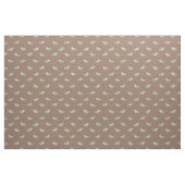 Aquarell-Krokodile auf Braun Stoff (Fat Quarter (45,7 x 55,9 cm))