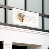 Aquarell-Küchenutensilien Banner (Äußeres Gebäude)