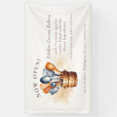 Aquarell-Küchenutensilien Banner (Vertikal)