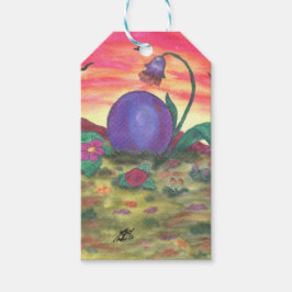 Aquarell Kunst Illustration Ostereier Geschenkanhänger