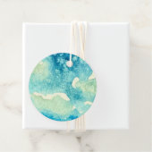Aquarell-Kunst Wolken Geschenkanhänger (Beispiel)