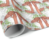 Aquarell Kupfer Ribbon Wreath Weihnachtsgarland Geschenkpapier (Rolleneckpunkt)