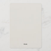 Aquarell-Kürbis-Herbst-Freundes-Dankfest-Essen Einladung (Rückseite)