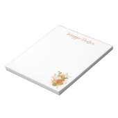 Aquarell-Kürbis-Notizblock Notizblock (Rotiert)