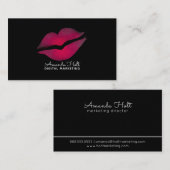 Aquarell-Kuss Visitenkarte (Vorne/Hinten)