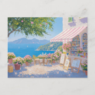Aquarell-Küstenkunst-Postkarte Postkarte