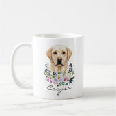 Aquarell-Labrador Retriever Kaffeetasse (Links)