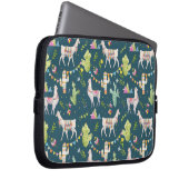 Aquarell-Lama-Flaggen-Muster Laptopschutzhülle (Vorne Rechts)