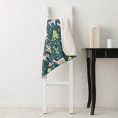 Aquarell-Lama-Flaggen-Muster Sherpadecke (Beispiel)