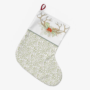 Aquarell-Land-Christmas Großer Weihnachtsstrumpf