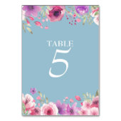 Aquarell-Landgarten-Rosen-Tischnummer Tischnummer (Vorderseite)