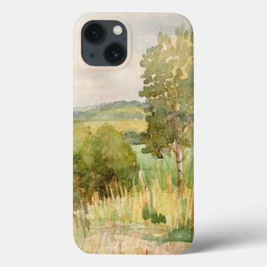 Aquarell-Landschaft Case-Mate iPhone Hülle (Rückseite)