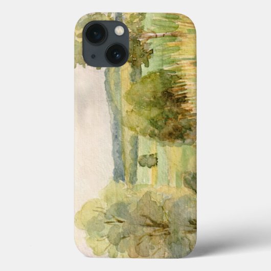 Aquarell-Landschaft Case-Mate iPhone Hülle (Rückseite)