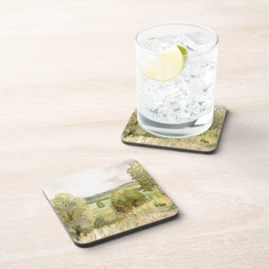 Aquarell-Landschaft Getränkeuntersetzer (Rechte Seite)