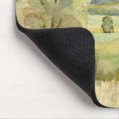 Aquarell-Landschaft Mousepad (Ecke)