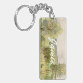 Aquarell-Landschaft Schlüsselanhänger (Vorderseite links)