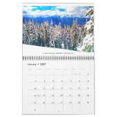Aquarell-Landschaften 2024 Kalender (Jan 2027)