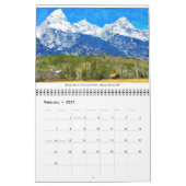 Aquarell-Landschaften 2026 Kalender (Feb 2027)