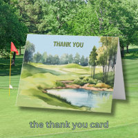 Aquarell-Landschafts-Golf-Themen-Erwachsener-Gebur