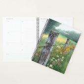 Aquarell-Landschaftskunst mit Blumen, Planer (Anzeige)