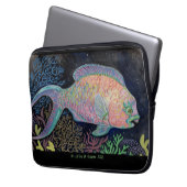 Aquarell Laptopschutzhülle (Vorderseite Links)