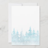 Aquarell Lasse die Erlebnisbegin Babydusche Einladung (Rückseite)