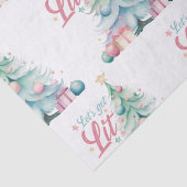 Aquarell Lasse Weihnachtsbaum erhalten Seidenpapier (Detail)