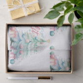 Aquarell Lasse Weihnachtsbaum erhalten Seidenpapier (Geschenk)