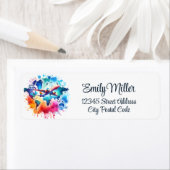 Aquarell Lassen Sie uns das Weltdesign erleben (Insitu)