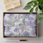 Aquarell-Lavendel-Blumen Seidenpapier (Geschenk)
