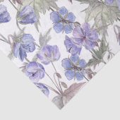 Aquarell-Lavendel-Blumen Seidenpapier (Detail)