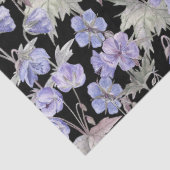Aquarell-Lavendel-Blumen  Seidenpapier (Detail)