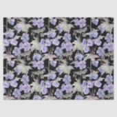 Aquarell-Lavendel-Blumen  Seidenpapier (Vorderseite)