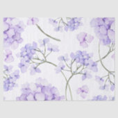 Aquarell-Lavendel-Blumen  Seidenpapier (Vorderseite)