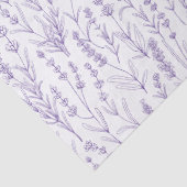 Aquarell-Lavendel-Blumen  Seidenpapier (Detail)